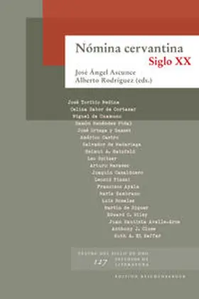 Ascunce Arrieta / Rodríguez |  Nómina cervantina. Siglo XX | Buch |  Sack Fachmedien