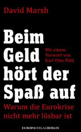 Marsh |  Beim Geld hört der Spaß auf | eBook | Sack Fachmedien