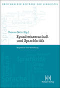 Niehr |  Sprachwissenschaft und Sprachkritik | Buch |  Sack Fachmedien