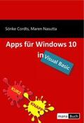 Cordts / Nasutta |  Apps für Windows 10 in Visual Basic | Buch |  Sack Fachmedien