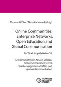 Köhler / Kahnwald |  Online Communities: Enterprise Networks, Open Education and Global Communication | Buch |  Sack Fachmedien
