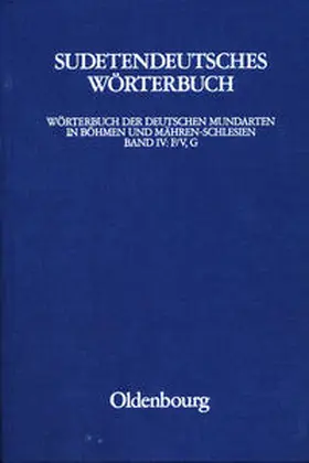 Ehrismann |  Sudetendeutsches Wörterbuch | Buch |  Sack Fachmedien
