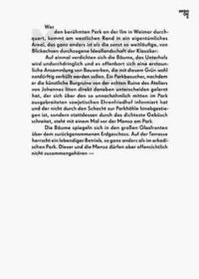 Fritz / Kirfel |  Mensa am Park | Buch |  Sack Fachmedien