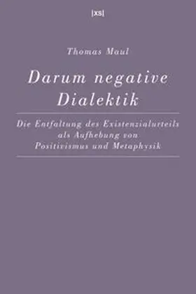 Maul |  Darum negative Dialektik | Buch |  Sack Fachmedien