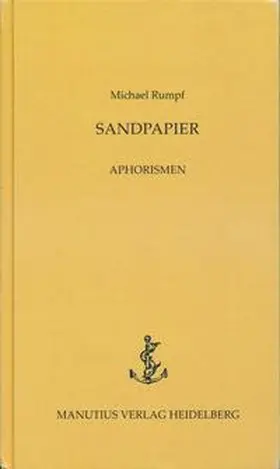 Rumpf |  Sandpapier | Buch |  Sack Fachmedien