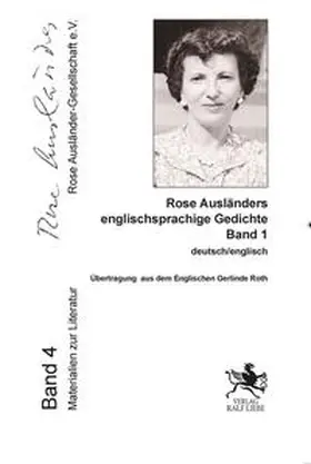  Rose Ausländers englischsprachige Gedichte | Buch |  Sack Fachmedien