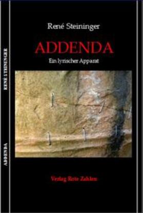 Steininger | Addenda | Buch | 978-3-944643-90-8 | sack.de