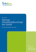 Eversloh |  Satzung (Gesellschaftsvertrag) der GmbH | Buch |  Sack Fachmedien