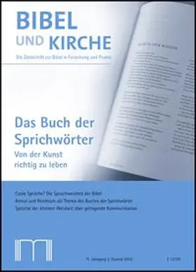 Katholisches Bibelwerk e.V. |  Bibel und Kirche / Das Buch der Sprichwörter | Buch |  Sack Fachmedien