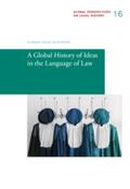 Schuppert |  A Global History of Ideas in the Language of Law | Buch |  Sack Fachmedien