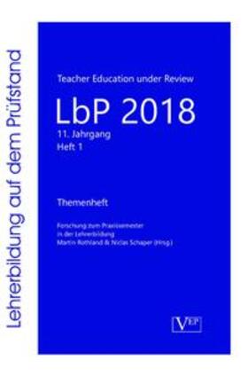Rothland / Schaper |  Forschung zum Praxissemester in der Lehrerbildung | Buch |  Sack Fachmedien