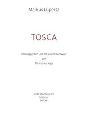 Lüpertz / Lange |  Tosca | Buch |  Sack Fachmedien