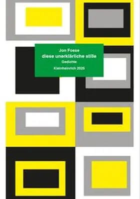 Fosse |  denne uforklarlege stille / diese unerklärliche stille | Buch |  Sack Fachmedien