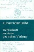 Borchardt / Eschenbach |  Denkschrift an einen deutschen Verleger | Buch |  Sack Fachmedien