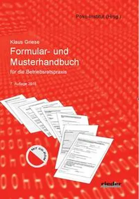 Griese |  Formular- und Musterhandbuch für die Betriebsratspraxis | Buch |  Sack Fachmedien