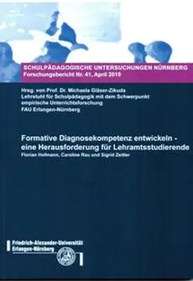 Prof. Dr. Gläser-Zikuda / Hofmann / Sigrid |  Formative Diagnosekompetenz entwickeln | Buch |  Sack Fachmedien