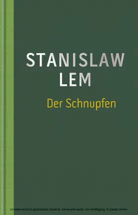 Lem |  Der Schnupfen | eBook | Sack Fachmedien