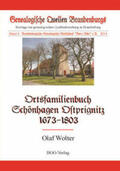 Wolter |  Ortsfamilienbuch der Gemeinde Schönhagen, Ostprignitz, 1673-1803 | Buch |  Sack Fachmedien