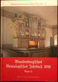 Treutler / Euent / Vogel |  Brandenburgisches Genealogisches Jahrbuch 2018 | Buch |  Sack Fachmedien