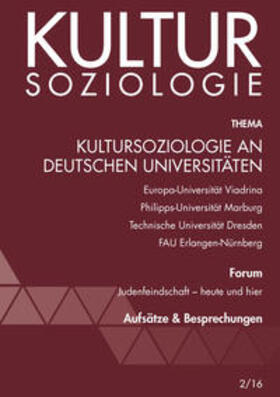 Geier / Adloff / Blaich | Kultursoziologie an deutschen Universitäten | Buch | 978-3-945878-24-8 | sack.de