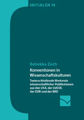 Zech |  Konventionen in Wissenschaftskulturen | eBook | Sack Fachmedien