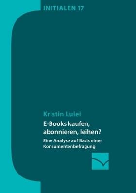 Lulei |  E-Books kaufen, abonnieren, leihen? | Buch |  Sack Fachmedien