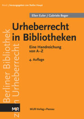 Euler / Beger |  Urheberrecht in Bibliotheken | Buch |  Sack Fachmedien