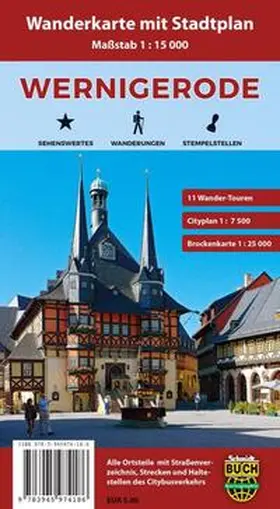 Wernigerode Stadtplan 1 : 10 000 | Sonstiges | 978-3-945974-18-6 | sack.de