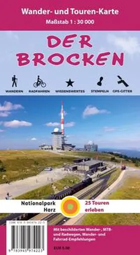 Spachmüller | Der Brocken 1 : 30 000 | Sonstiges | 978-3-945974-22-3 | www.sack.de