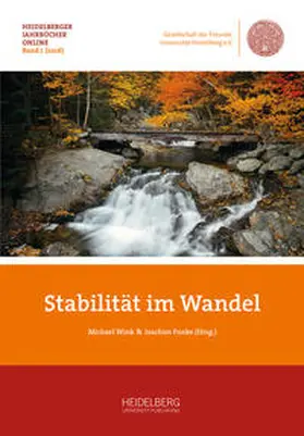 Gesellschaft der Freunde Universität Heidelberg e.V. / Wink / Funke |  Stabilität im Wandel | Buch |  Sack Fachmedien