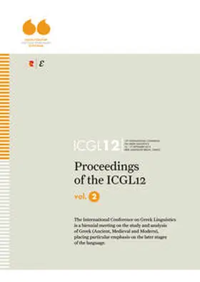 Georgakopoulos / Pavlidou / Pechlivanos |  Proceedings of the ICGL12, Vol. 2 | Buch |  Sack Fachmedien