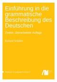 Schäfer |  Einführung in die grammatische Beschreibung des Deutschen | Buch |  Sack Fachmedien