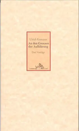 Kronauer |  An den Grenzen der Aufklärung | Buch |  Sack Fachmedien