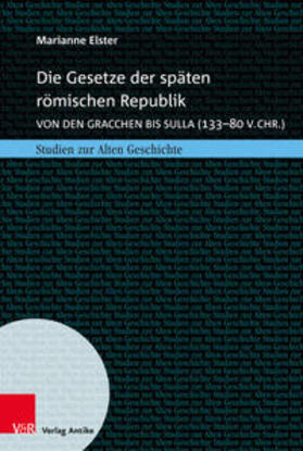 Elster | Die Gesetze der späten römischen Republik | Buch | 978-3-946317-62-3 | sack.de