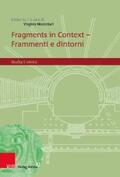 Mastellari |  Fragments in Context - Frammenti e dintorni | eBook | Sack Fachmedien