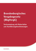  Brandenburgisches Vergabegesetz (BbgVergG) | Buch |  Sack Fachmedien