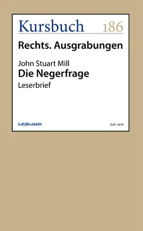 Mill |  Die Negerfrage | eBook | Sack Fachmedien