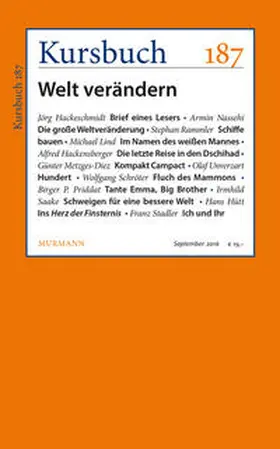 Felixberger / Nassehi | Kursbuch 187 | Buch | 978-3-946514-29-9 | sack.de