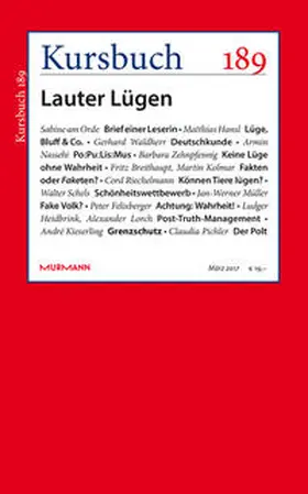 Felixberger / Nassehi | Kursbuch 189 | Buch | 978-3-946514-45-9 | sack.de