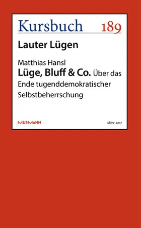 Hansl |  Lüge, Bluff & Co. | eBook | Sack Fachmedien