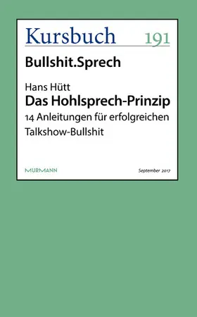 Hütt | Das Hohlsprech-Prinzip | E-Book | www.sack.de