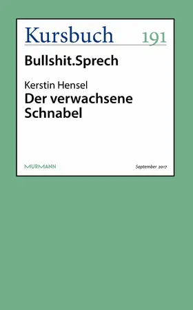 Hensel |  Der verwachsene Schnabel | eBook | Sack Fachmedien