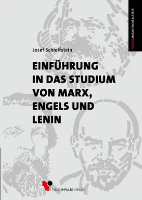 Schleifstein |  Einführung in das Studium von Marx, Engels und Lenin | eBook | Sack Fachmedien