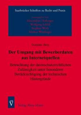 Broy | Der Umgang mit Bewerberdaten aus Internetquellen | Buch | 978-3-946851-05-9 | sack.de