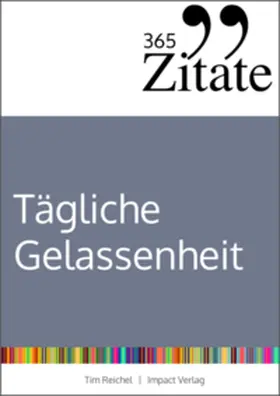 Reichel |  365 Zitate für stoische Gelassenheit | eBook | Sack Fachmedien