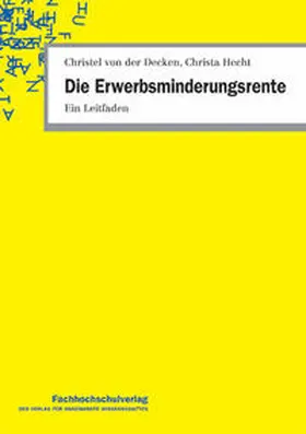 von der Decken / Hecht |  Die Erwerbsminderungsrente | Buch |  Sack Fachmedien