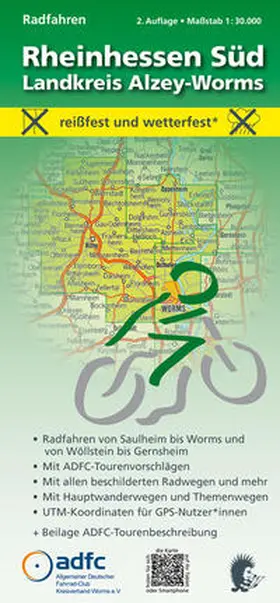 Messer |  Radfahren - Rheinhessen Süd / Landkreis Alzey-Worms | Sonstiges |  Sack Fachmedien