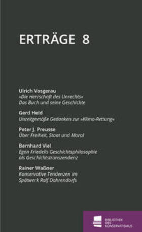 Vosgerau / Held / Preusse | Erträge | Buch | 978-3-947600-03-8 | sack.de