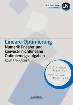 Rannacher |  Lineare Optimierung | Buch |  Sack Fachmedien