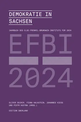 Decker / Kiess / Kalkstein |  Demokratie in Sachsen | Buch |  Sack Fachmedien